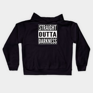 Blackout 2020 Straight Outta Darkness Novelty Distressed Kids Hoodie